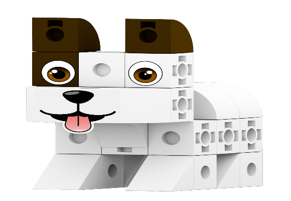 Jack Russell (Colección perros Pet cubics)
